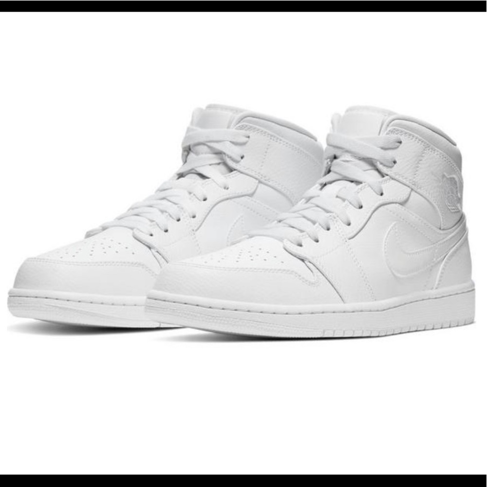 Air Jordan 1 Mid “All-White” - New in Box